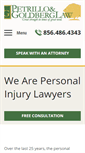 Mobile Screenshot of petrilloandgoldberg.com